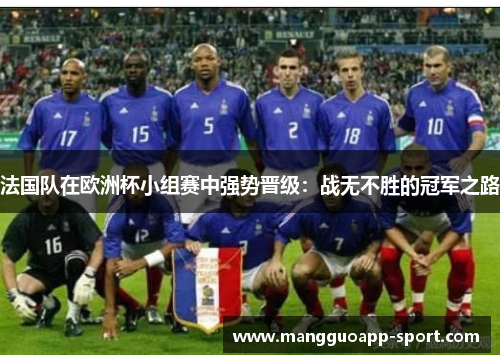 法国队在欧洲杯小组赛中强势晋级：战无不胜的冠军之路